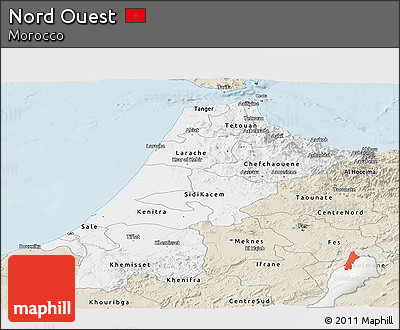Classic Style Panoramic Map of Nord Ouest
