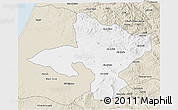 Classic Style 3D Map of Sidi Kacem