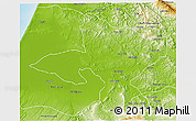 Physical 3D Map of Sidi Kacem