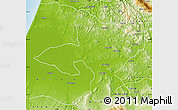 Physical Map of Sidi Kacem
