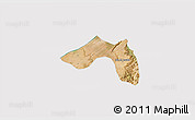 Satellite 3D Map of Skhirate Temara, cropped outside