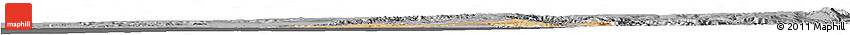 Satellite Horizon Map of Skhirate Temara, desaturated
