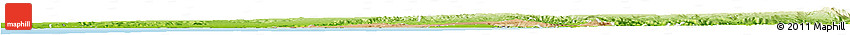 Satellite Horizon Map of Skhirate Temara, physical outside
