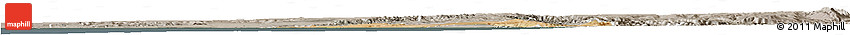 Satellite Horizon Map of Skhirate Temara, semi-desaturated