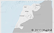 Gray 3D Map of Tanger, single color outside