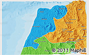 Political 3D Map of Tanger