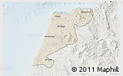 Shaded Relief 3D Map of Tanger, lighten