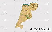 Satellite Map of Tanger, cropped outside