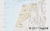 Shaded Relief Map of Tanger, lighten