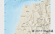 Shaded Relief Map of Tanger