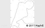 Blank Simple Map of Tanger, no labels