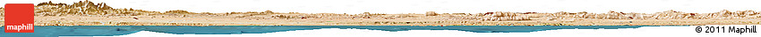 Satellite Horizon Map of Oriental