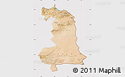 Satellite Map of Oriental, cropped outside
