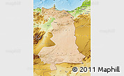 Satellite Map of Oriental, physical outside