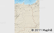 Shaded Relief Map of Oriental