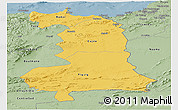 Savanna Style Panoramic Map of Oriental