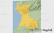 Savanna Style 3D Map of Agadir