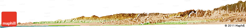 Physical Horizon Map of Agadir, satellite outside