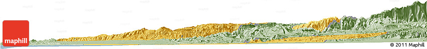 Savanna Style Horizon Map of Agadir
