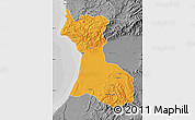 Political Map of Agadir, desaturated