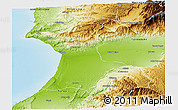 Physical Panoramic Map of Agadir