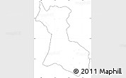 Blank Simple Map of Agadir, cropped outside, no labels