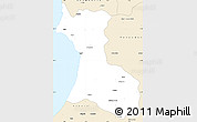 Classic Style Simple Map of Agadir