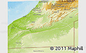 Physical 3D Map of Guelmin