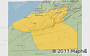 Savanna Style 3D Map of Guelmin
