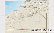 Shaded Relief 3D Map of Guelmin