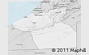 Silver Style 3D Map of Guelmin