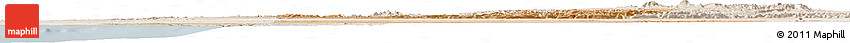 Satellite Horizon Map of Guelmin, lighten