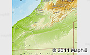 Physical Map of Guelmin