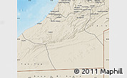 Shaded Relief Map of Guelmin