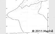 Blank Simple Map of Guelmin, no labels