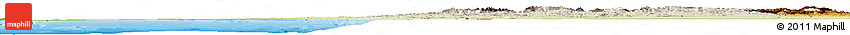 Shaded Relief Horizon Map of Sud, physical outside Shaded Relief Horizon Map of Sud, physical outside