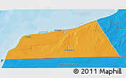 Political 3D Map of Laayoune