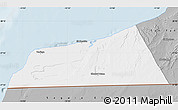 Gray Map of Laayoune