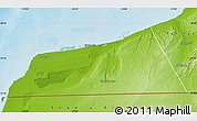 Physical Map of Laayoune