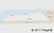 Classic Style Panoramic Map of Laayoune