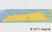 Savanna Style Panoramic Map of Laayoune
