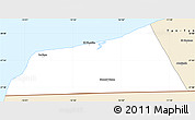 Classic Style Simple Map of Laayoune