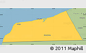 Savanna Style Simple Map of Laayoune
