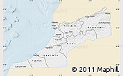 Classic Style Map of Sud, single color outside