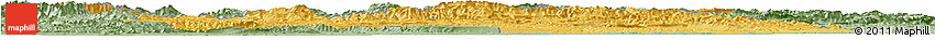 Savanna Style Horizon Map of Ouarzazate