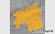 Political Map of Ouarzazate, desaturated