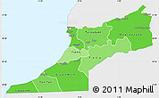 Political Shades Simple Map of Sud, single color outside