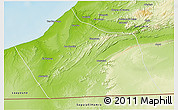 Physical 3D Map of Tan-Tan