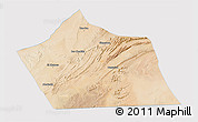 Satellite 3D Map of Tan-Tan, cropped outside