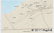 Shaded Relief 3D Map of Tan-Tan